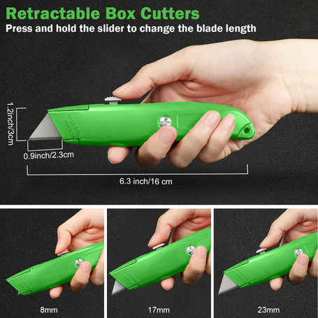 Retractable Utility Knife Heavy Duty Aluminum Alloy Razor Knife