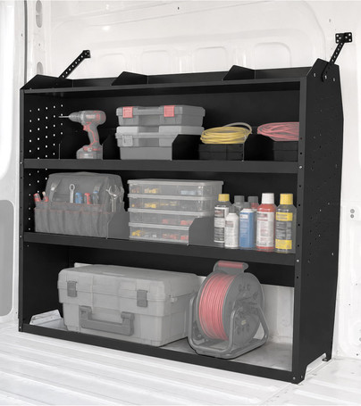 EOD 52" W x 46" H x 13" D Steel Van Shelving