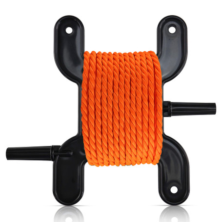 Cord Winder, Black Line Reel & Cord Organizer