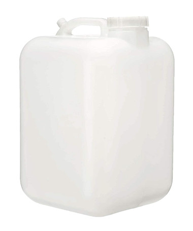 5 Gallon Hedpak with Cap | BPA-free, Food-Grade, and Leak-Proof White Water Container