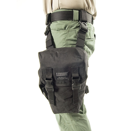 BLACKHAWK! Ultralight Omega Elite® Gas Mask Pouch – Black