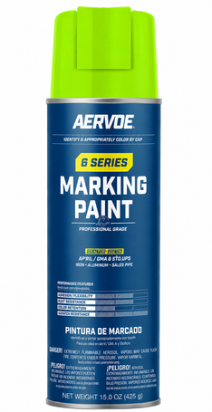 Green Inverted Tip Fluorescent Marking Paint (12 per box)
