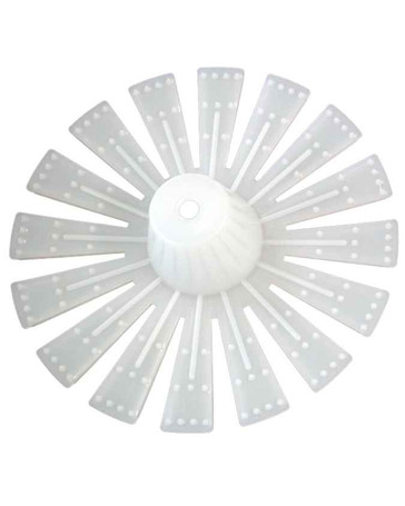 13" Spider Stem Plug (white) (25 per box)