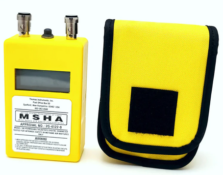 Digital Backlit MSHA Ohmmeter with Case
