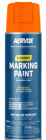Orange Inverted Tip Fluorescent Marking Paint (12 per box)