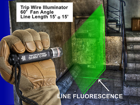 Infrared Laser Line Trip Wire Illuminator & Detector for EOD