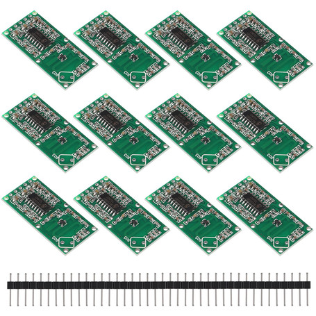 12PCS RCWL-0516 Motion Detection Sensor, Microwave Radar Sensor