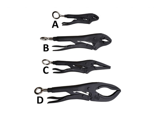 Cerakote Vise Grips Clamp with Eye — Durable Locking Clamp for Field and Workshop