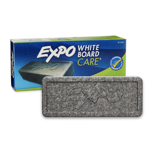 EXPO Dry Erase Soft Pile Block Whiteboard Eraser, 5-1/8 in. x 1-1/2 in. for EOD Command Center or Vans