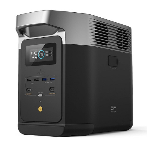 Portable Power Station DELTA 2, 1024Wh LiFePO4 (LFP) Battery, 1800W AC/100W USB-C Output, Solar Generator(Solar Panel Optional) for EOD and Bomb Squads