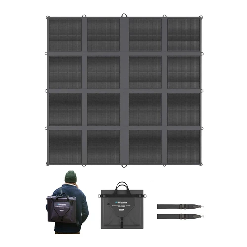 Renogy 400W Portable Solar Panel Blanket, 25% High Efficiency N-Type Foldable Solar Panel Charger for Power Station,Lightweight 16-Fold Space Save, Fast Setup for EOD