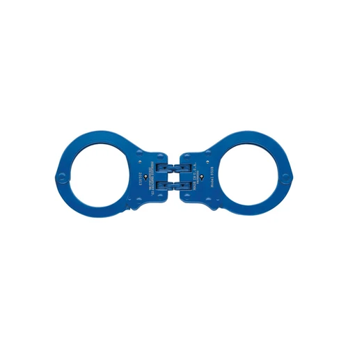Peerless Model 850C Hinged Handcuffs – Blue Color Finish