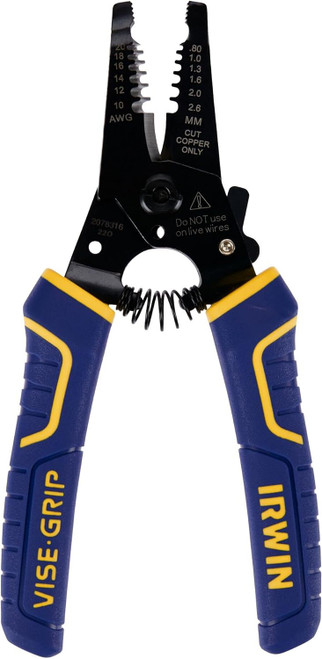Heavy Duty Wire Stripper with Spring and Lock Heavy Duty Wire Stripper with Spring and Lock