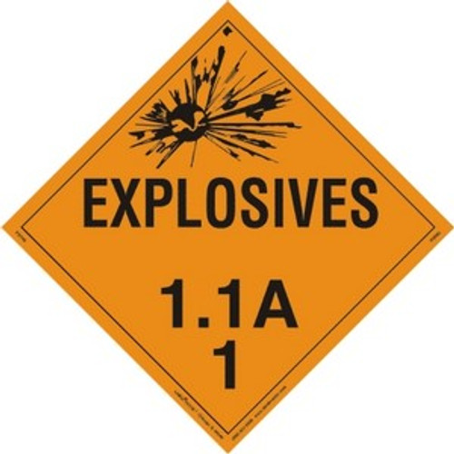 Explosives 1.1A Tagboard -- CLOSEOUT --