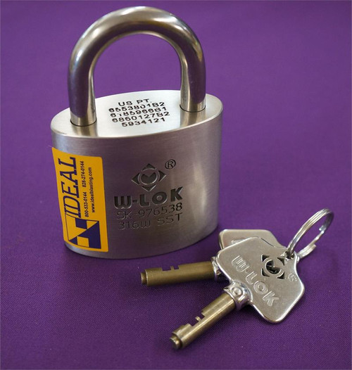 Ovallok Stainless Steel Lock 3/8"