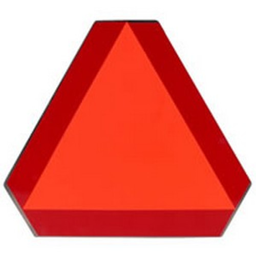 Slow Moving Vehicle Sign Reflective Aluminum Placard