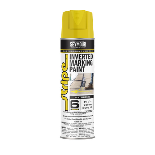 Yellow Inverted Tip Fluorescent Marking Paint (12 per box) Yellow Inverted Tip Fluorescent Marking Paint (12 per box)