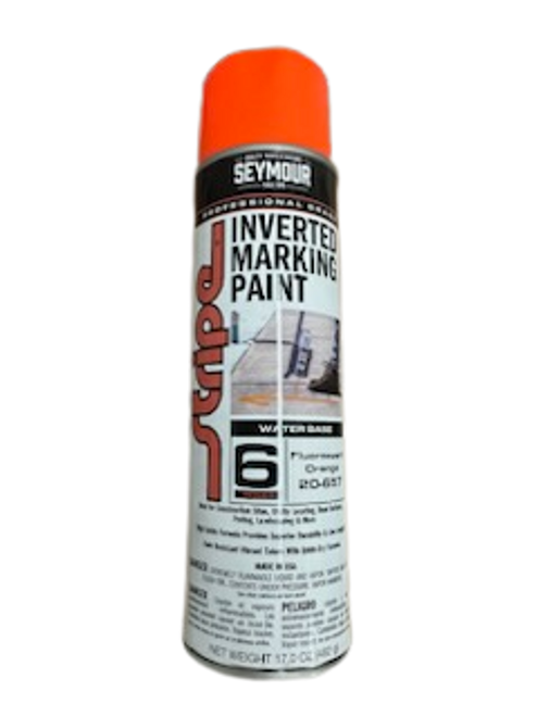 Orange Inverted Tip Fluorescent Marking Paint (12 per box) Orange Inverted Tip Fluorescent Marking Paint (12 per box)