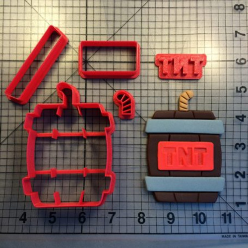 TNT Barrel Cookie Cutter Set 4" TNT Barrel Cookie Cutter Set 4"