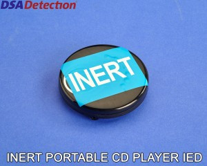 Inert Portable CD Player IED