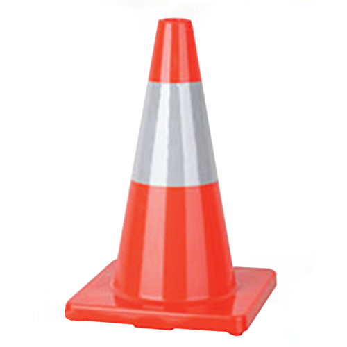 18" Safety Cone with Reflective Collar