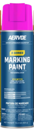Pink Inverted Tip Fluorescent Marking  Paint (12 per box)
