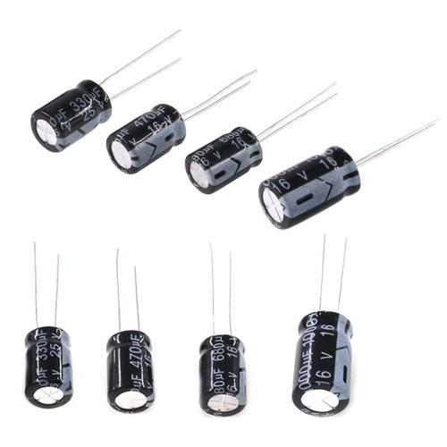 Electrolytic Capacitors Range 0.1uF－1000uF Assortment Kit, 10V/16V/25V/50V Aluminum Radial Leads