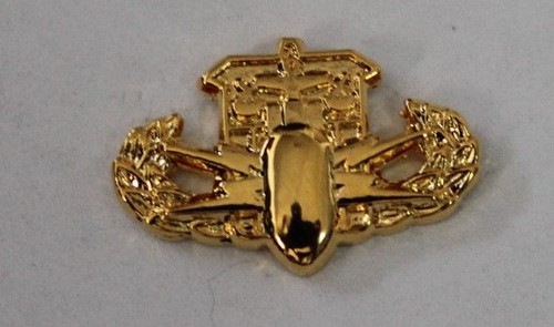 Mini Gold Finish HDT Pin - 0.75 inch 