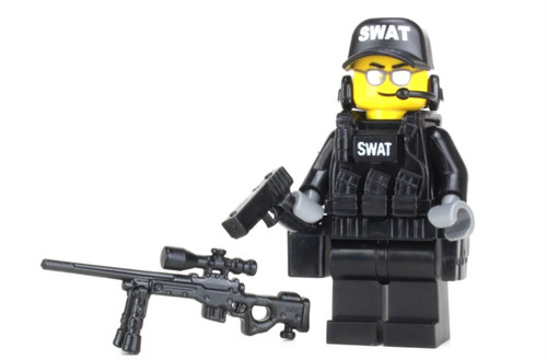 SWAT Police Officer Pointman Minifigure