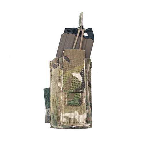 SINGLE MOLLE OPEN 5.56MM 9MMMAG POUCH (Black, Ranger Green, Coyote Tan, Multicam)