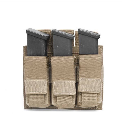DIRECT ACTION TRIPLE DA 9MM PISTOL POUCH MAG POUCH (Black, Ranger Green, Coyote Tan, Multicam) DIRECT ACTION TRIPLE DA 9MM PISTOL POUCH MAG POUCH (Black, Ranger Green, Coyote Tan, Multicam)