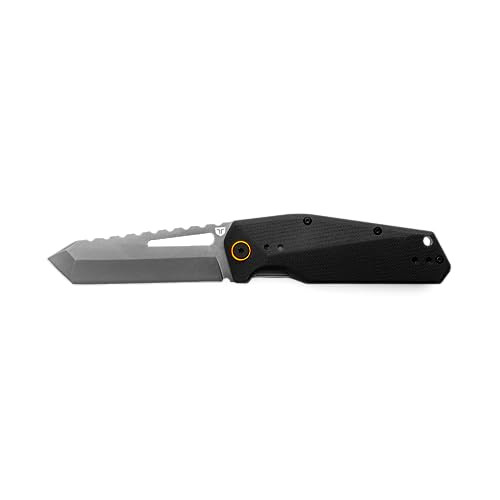 TRUE Berm Tanto Flipper Knife with 3.5" Tanto Blade with G10 Handle TRUE Berm Tanto Flipper Knife with 3.5" Tanto Blade with G10 Handle