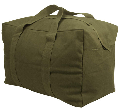 Rothco Canvas Parachute Cargo Bag Extra Large Duffle Bag 75L, Olive Drab Rothco Canvas Parachute Cargo Bag Extra Large Duffle Bag 75L, Olive Drab