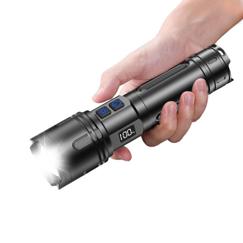 Rechargeable Flashlights High Lumens, LED Flashlight 100,000 Lumens