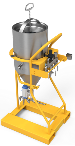 Skid Mounted 100 Series ANFO Loader with Tank