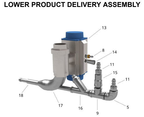 Lower Product Delivery Assembly Parts