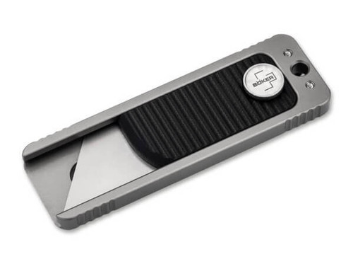 Böker Plus Cutweazle – Slim Slide-Lock Utility Knife Stainless Steel 