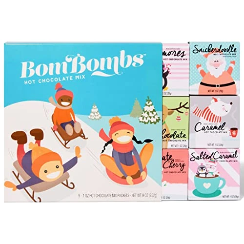 Bombombs Hot Chocolate Mix Gift Set, Holiday Hot Cocoa Variety