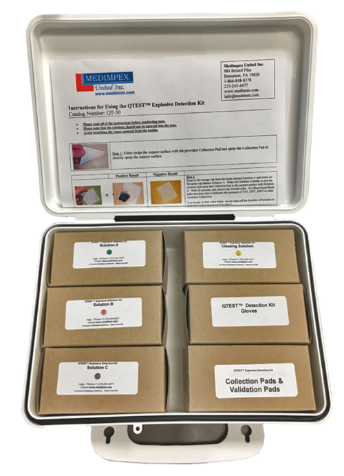 Explosives Detection Identification Kit Pump Spray/50 Tests