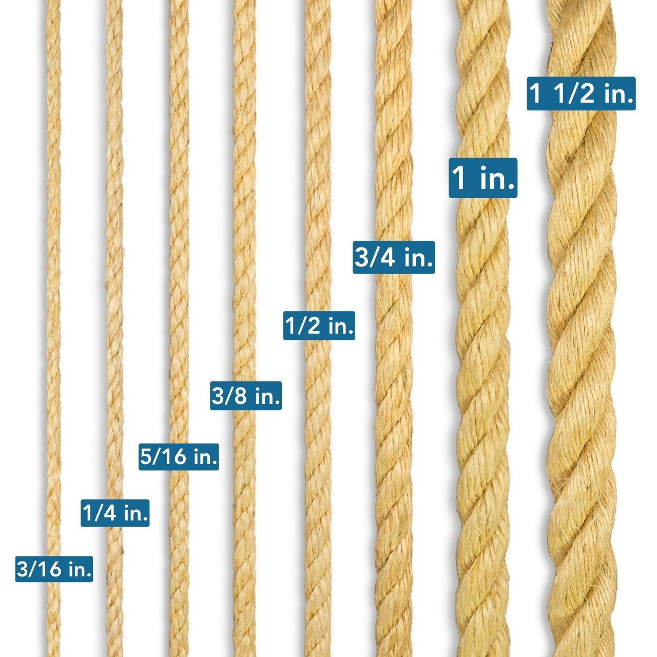 Sisal Rope for Crafts 9 Feet of 3/8 Sisal Rope 