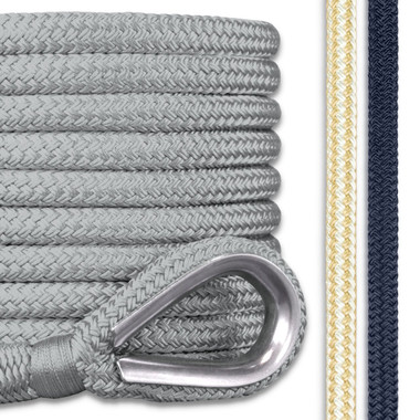 Double braid anchor lines