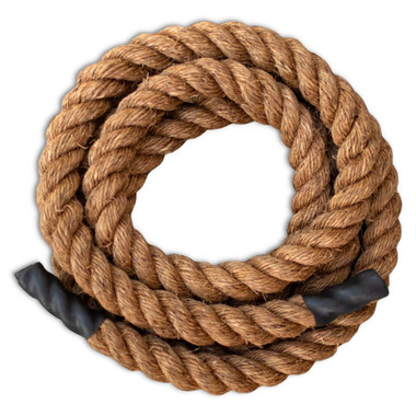 Manila Rope Battle Rope with rubber handles