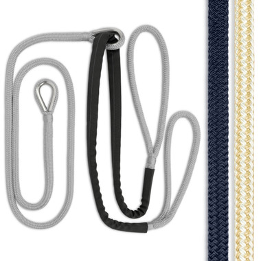 Double braid equalizing mooring pendant