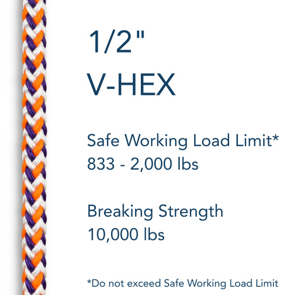 V-HEX Arborist Bull Rope