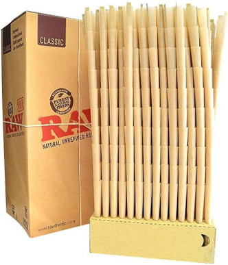 Raw Classic KING Rolling paper Cones - Bulk Case 1400 COUNT