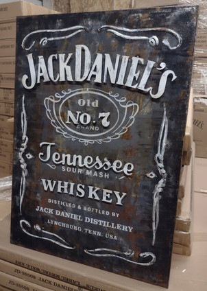 Metal Label Wall Art - Jack Daniel's