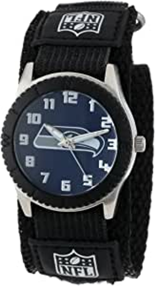 Seattle Seahawks Youth Rookie Black Watch - Kids Boys Watch