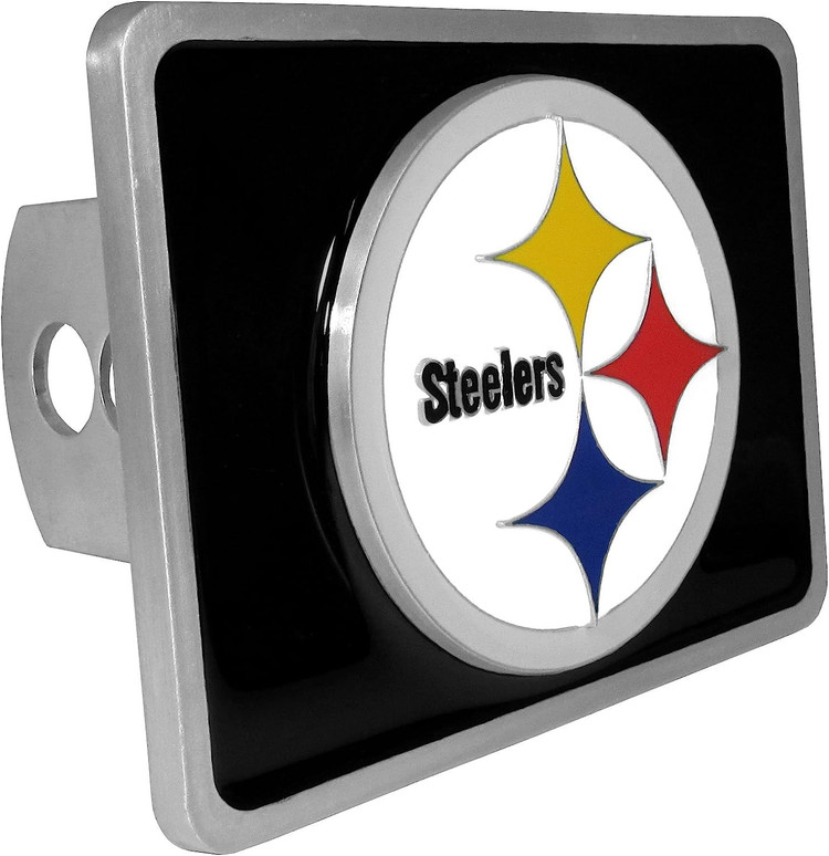 Pittsburgh Steelers Rectangle Trailer Hitch Cover