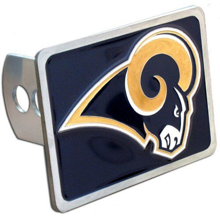 Los Angeles Rams Rectangle Trailer Hitch Cover
