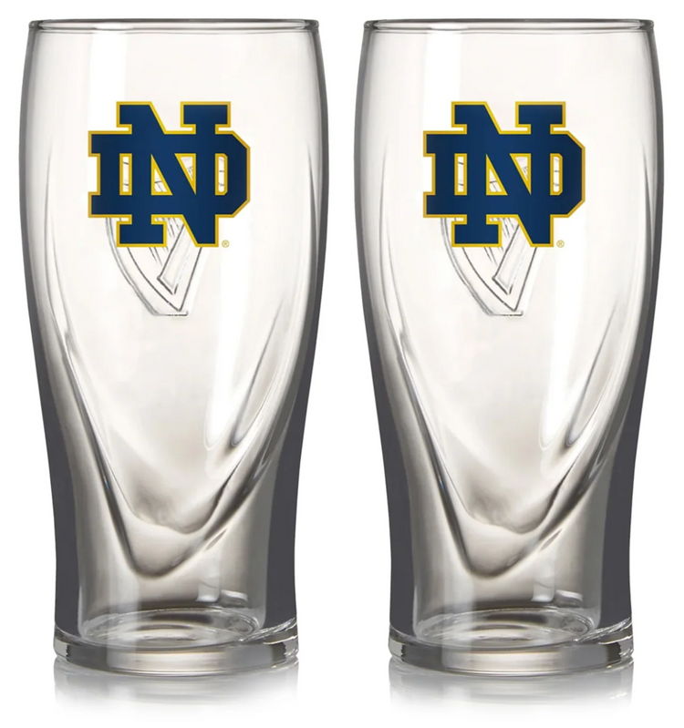Guinness - Notre Dame 16oz Glass - 2 Pack